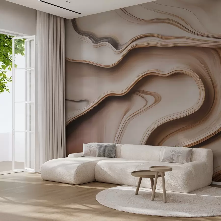 wall murals Graceful waves w04946