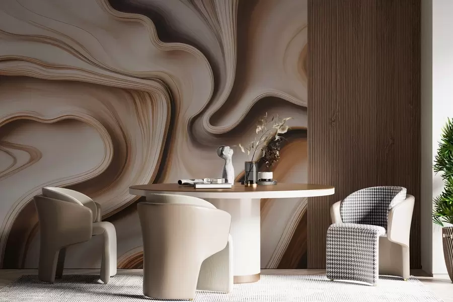 wall murals Graceful waves w04946