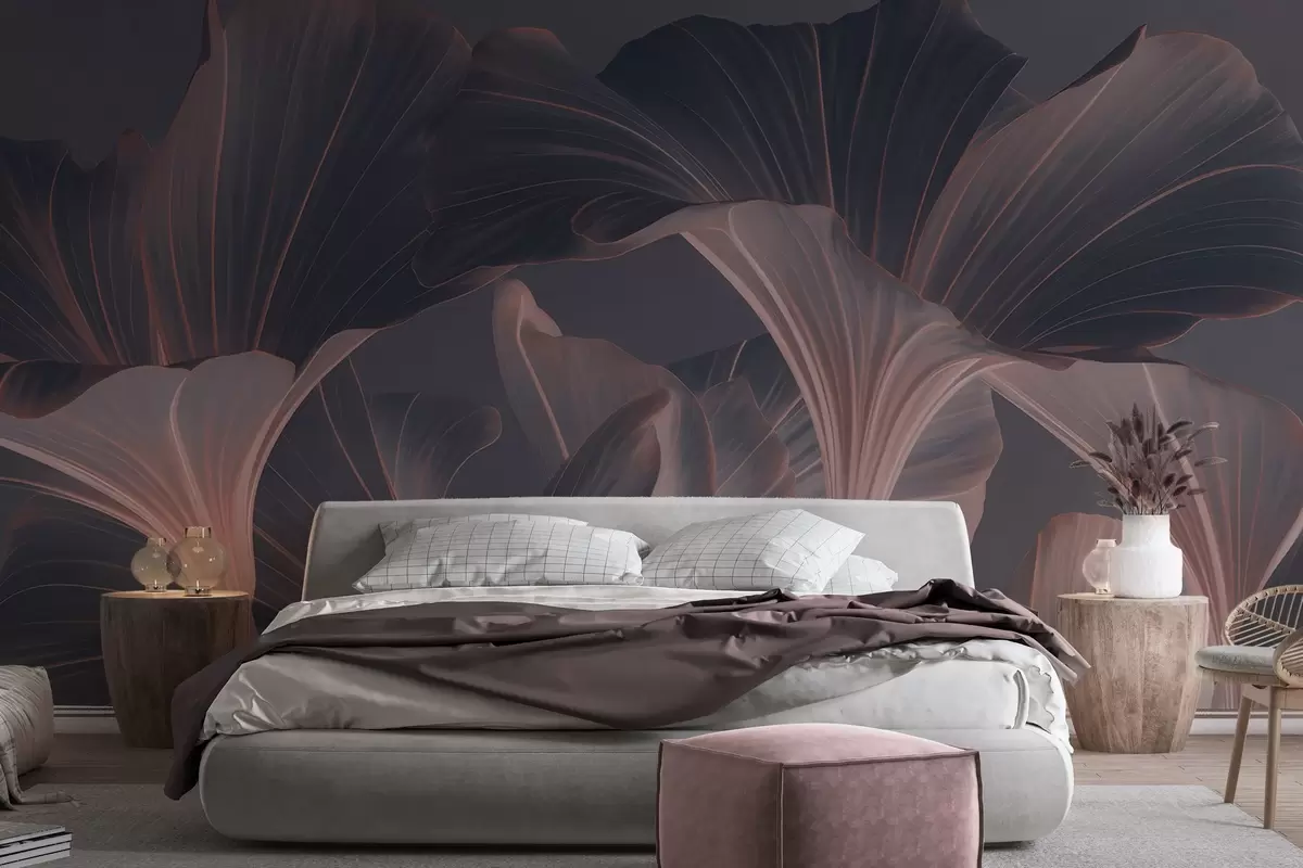 wall murals Large buds w04947v2