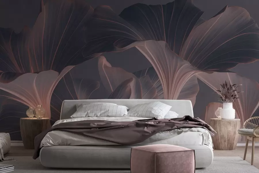 wall murals Large buds w04947v2