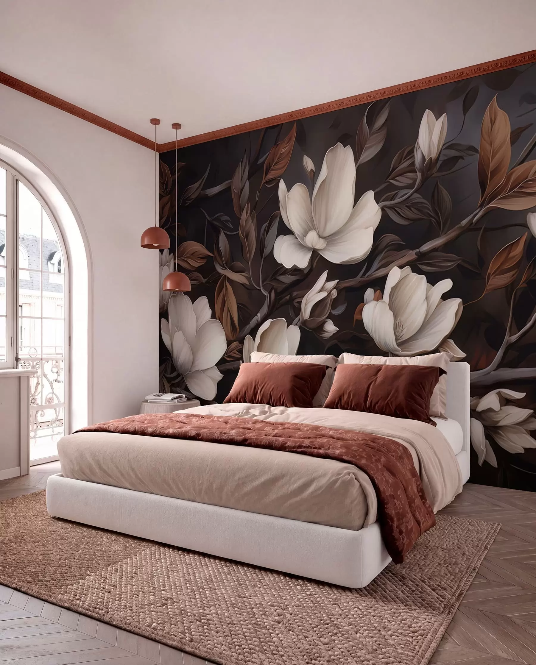 wall murals Elegant tree branch w04950