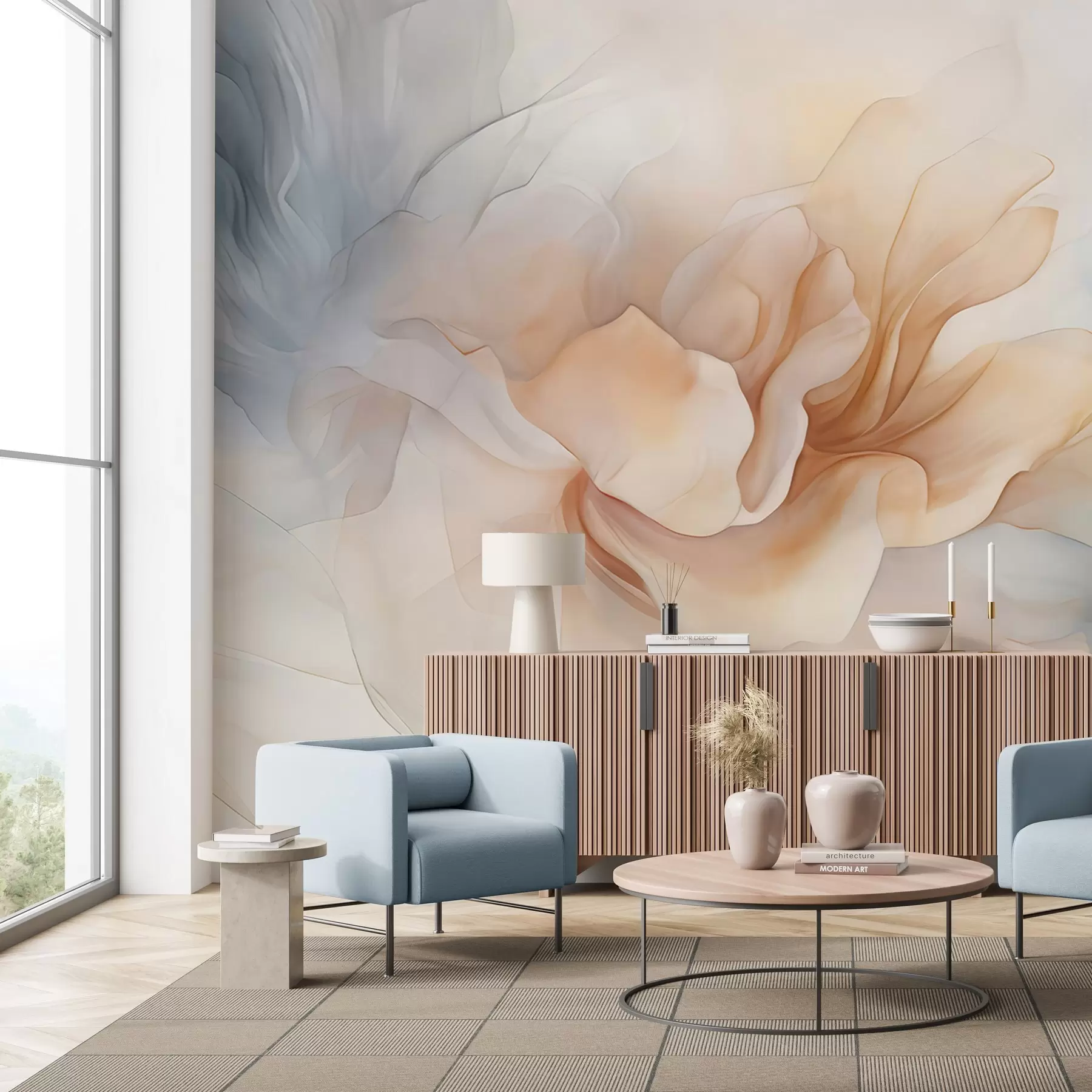 wall murals Translucent buds w04951