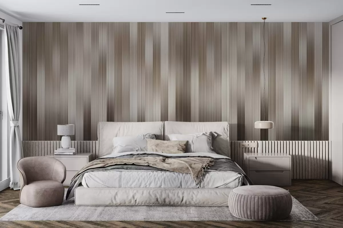 wall murals Harmony of vertical lines w04952v1