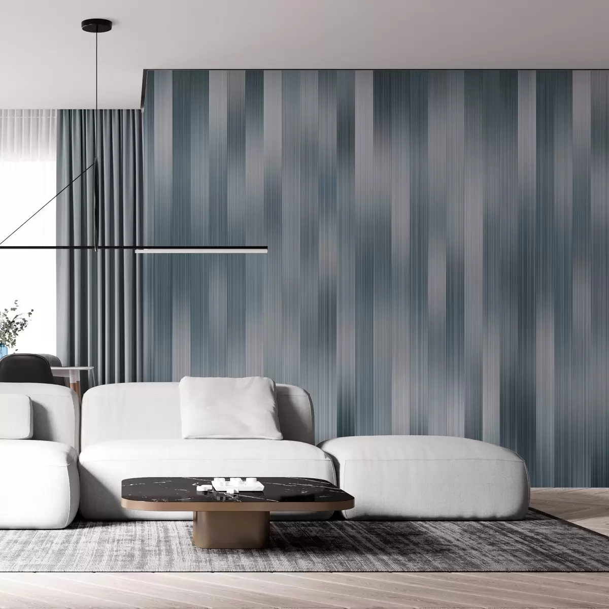 wall murals Harmony of vertical lines w04952v2