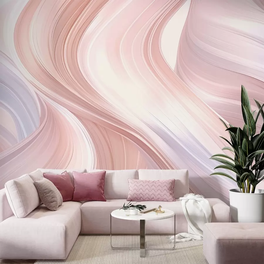 wall murals Abstract. Wavy lines w04916