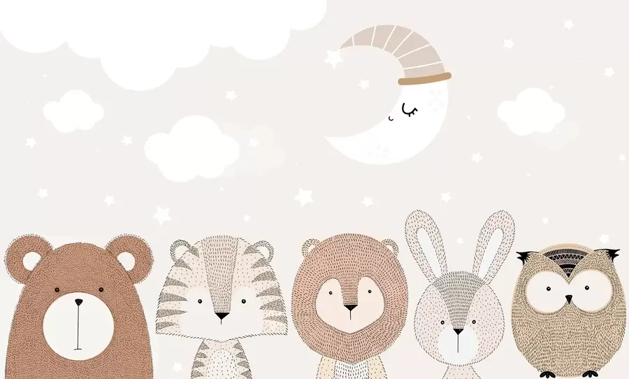 wall murals Fairytale animals w04928