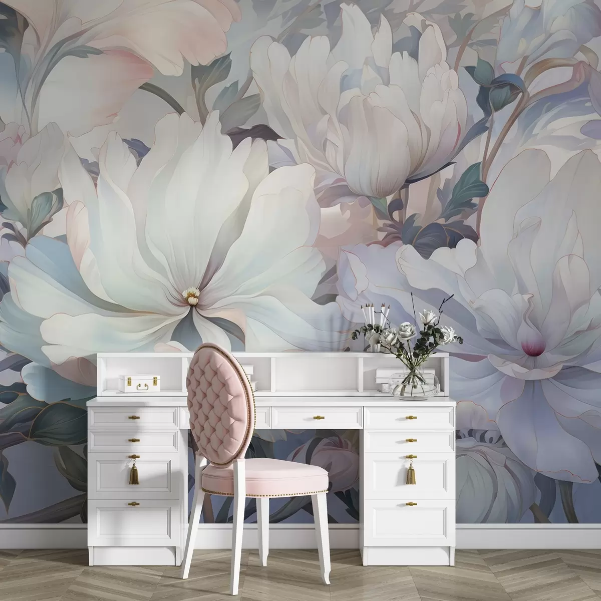 wall murals Floral symphony w04999
