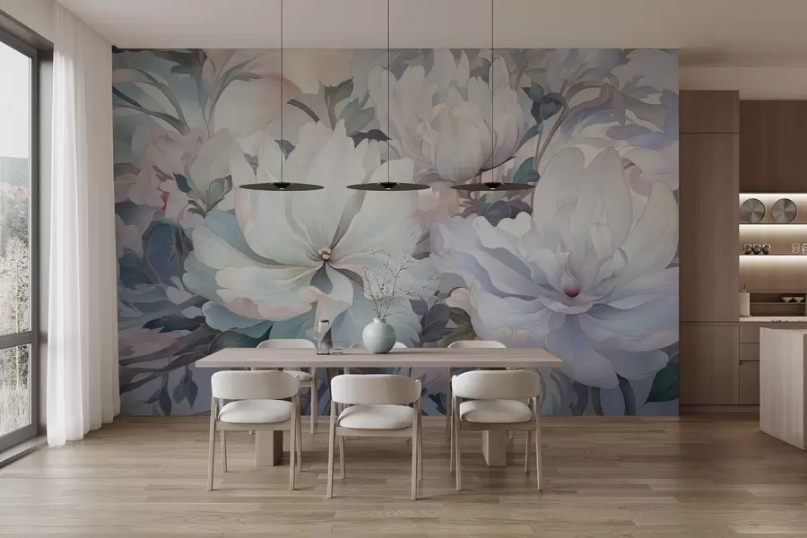 wall murals Floral symphony w04999