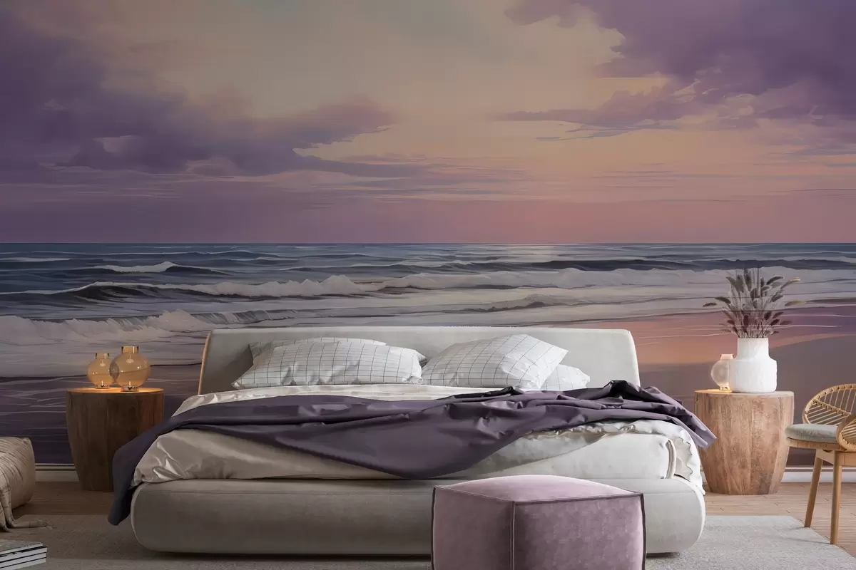 wall murals Evening tide w05001