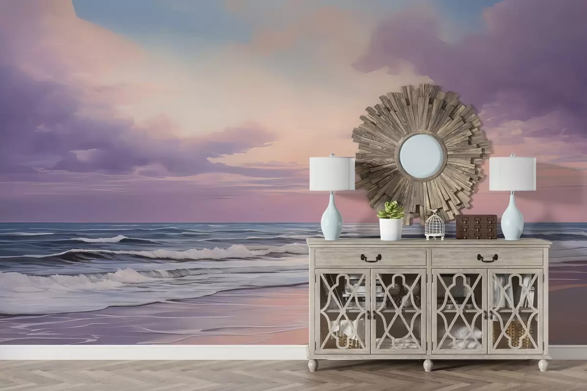 wall murals Evening tide w05001