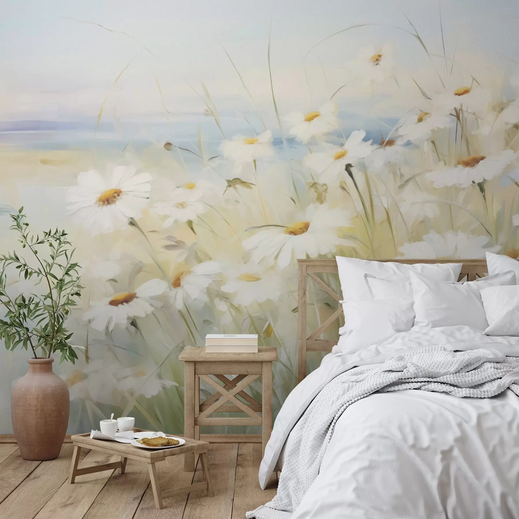 wall murals Flower field w05035