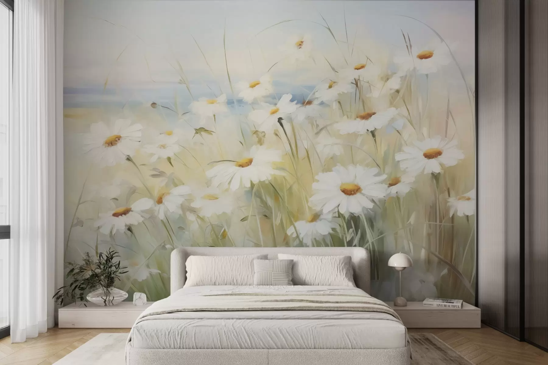 wall murals Flower field w05035