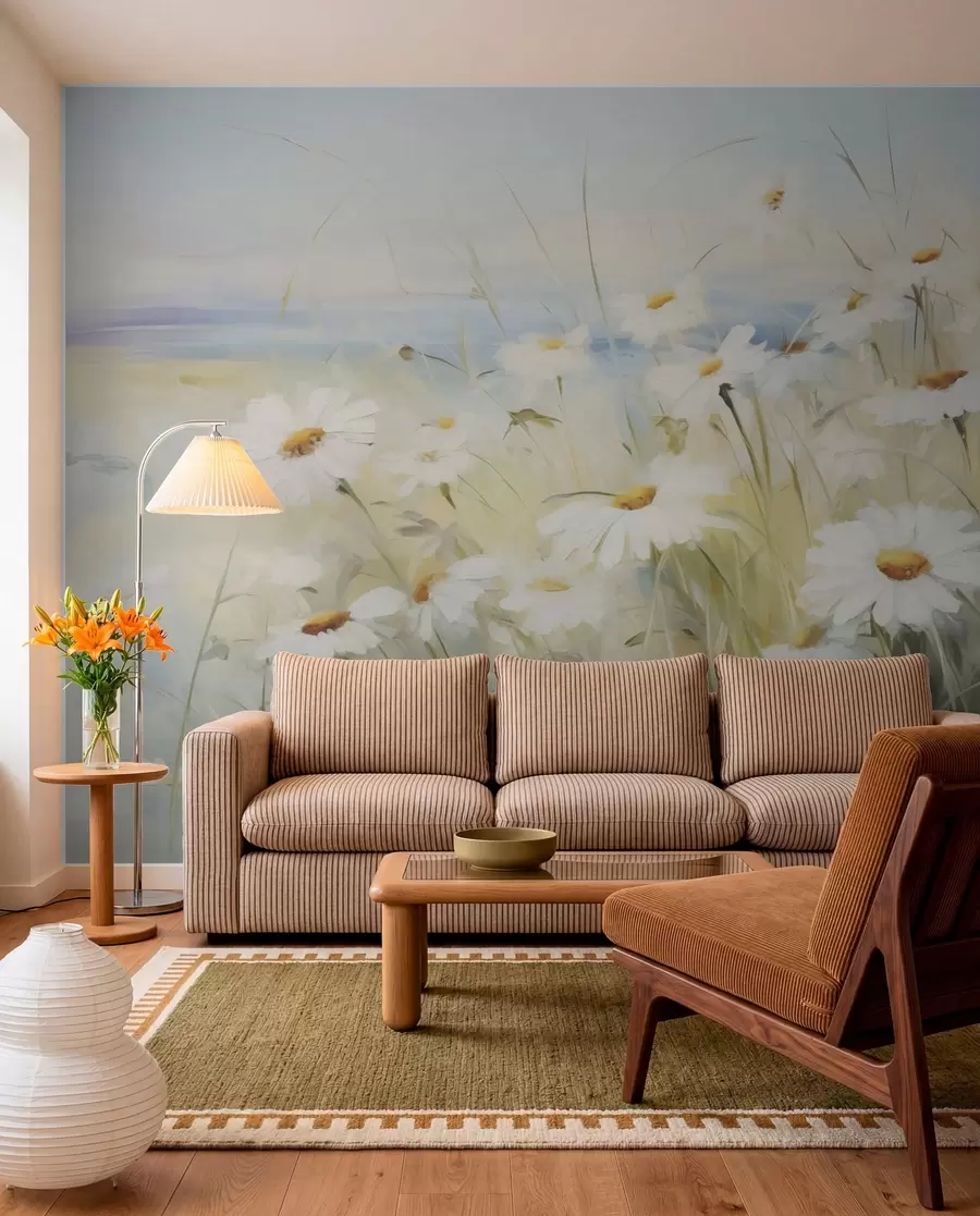 wall murals Flower field w05035