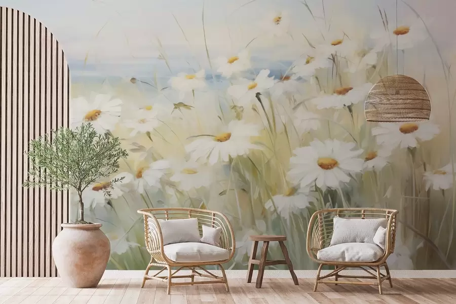 wall murals Flower field w05035