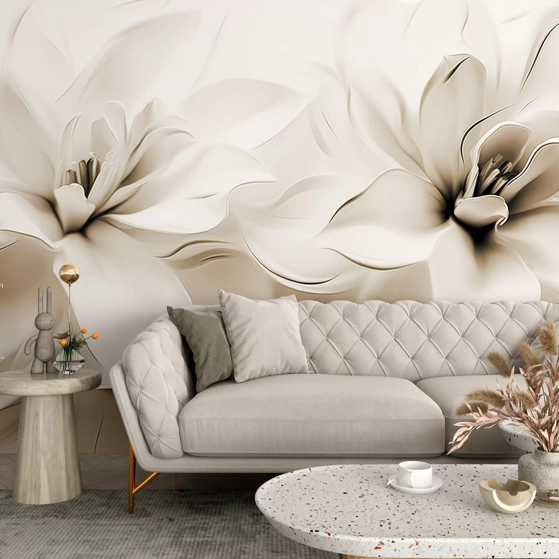 wall murals Fantasy flowers w04984