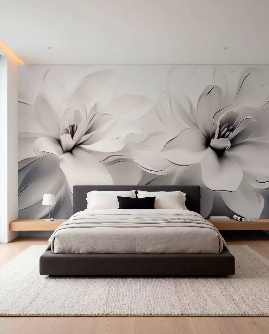 wall murals Fantasy flowers w04984v1