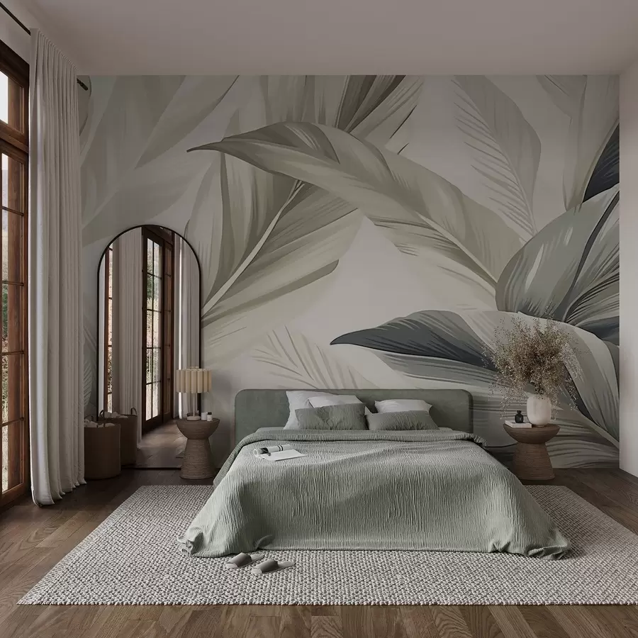 wall murals Banana leaves w04988