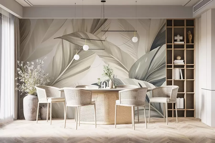 wall murals Banana leaves w04988