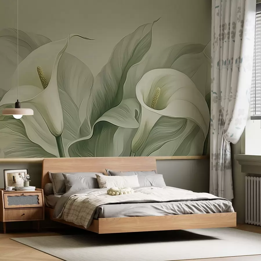 wall murals Exotic flowers w05028