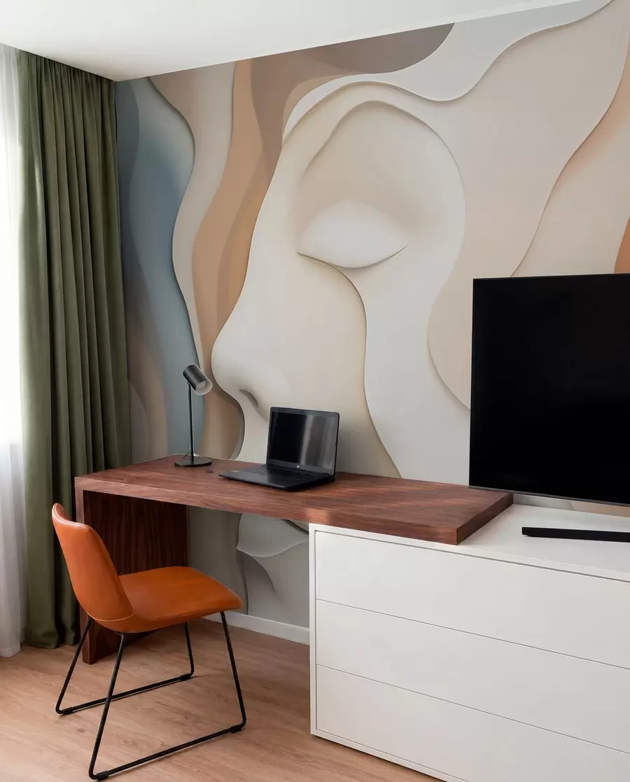 wall murals Abstract face w04869