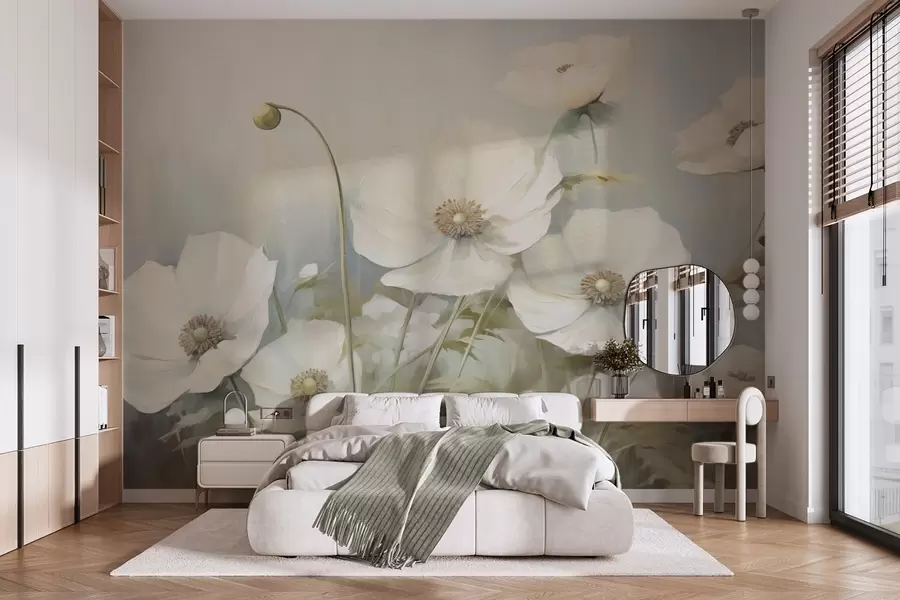 wall murals Poppies imitation painting w05025