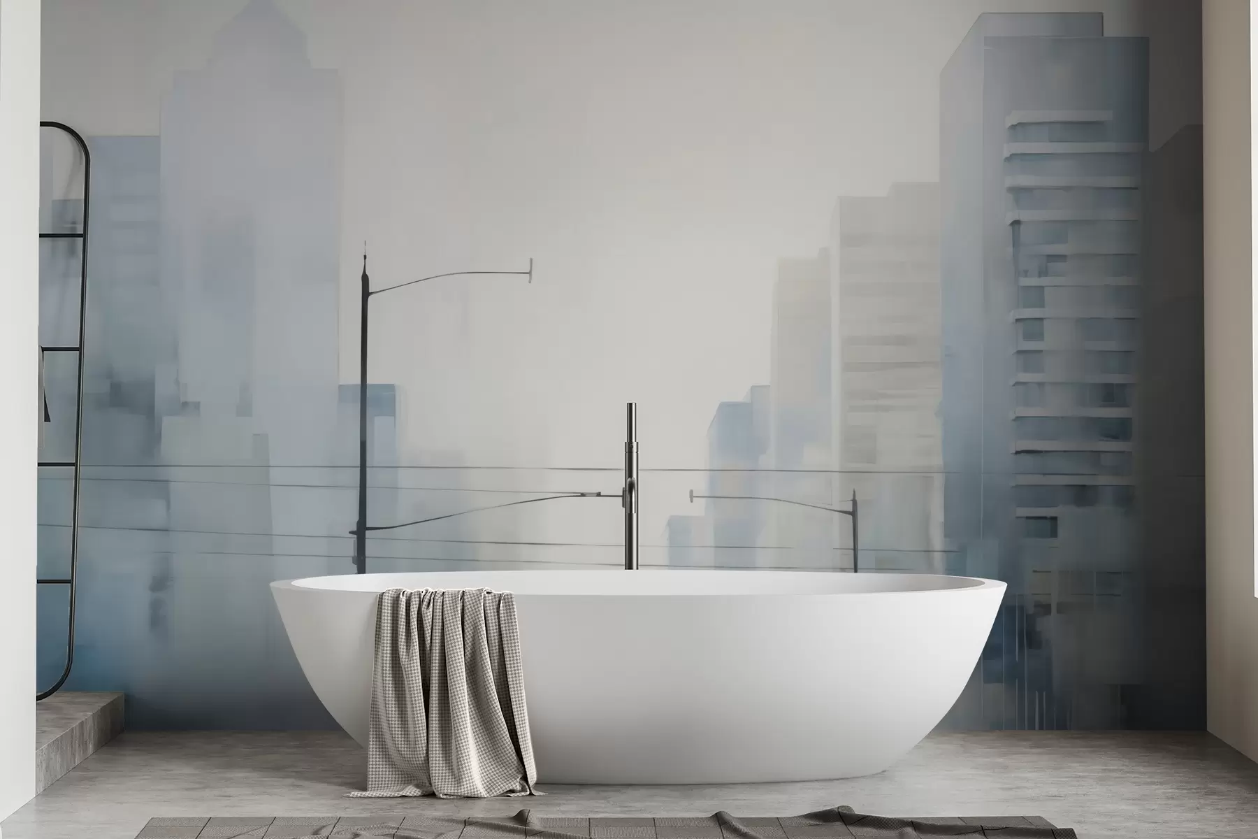 wall murals Abstract city w05074