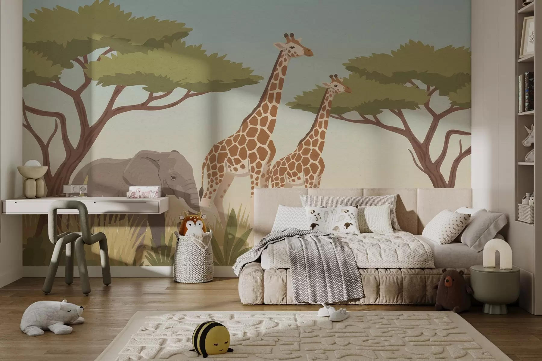 wall murals Jungle Animals w05041