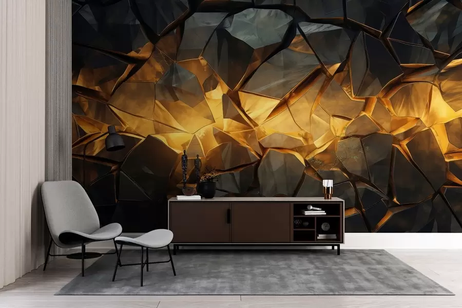 wall murals Watercolor Stone Imitation w05045