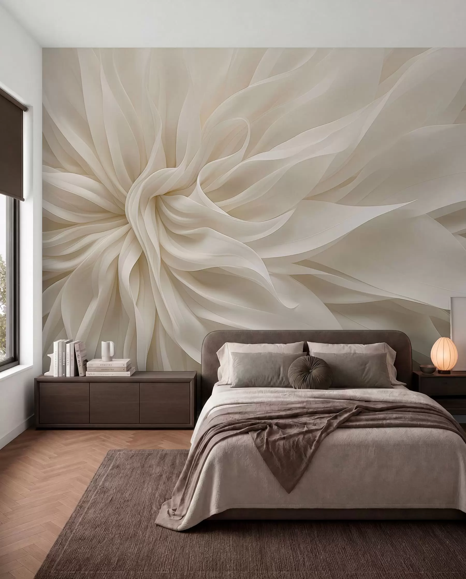 wall murals Silken Flower Swirl w05050
