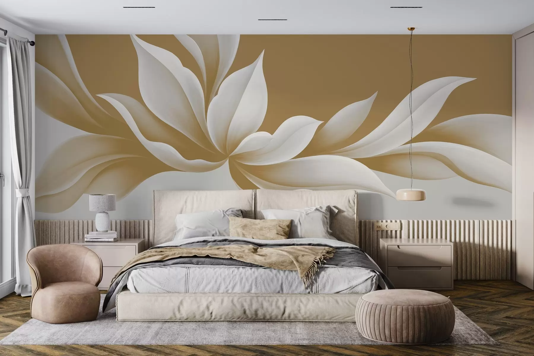wall murals Exquisite Petals w05056