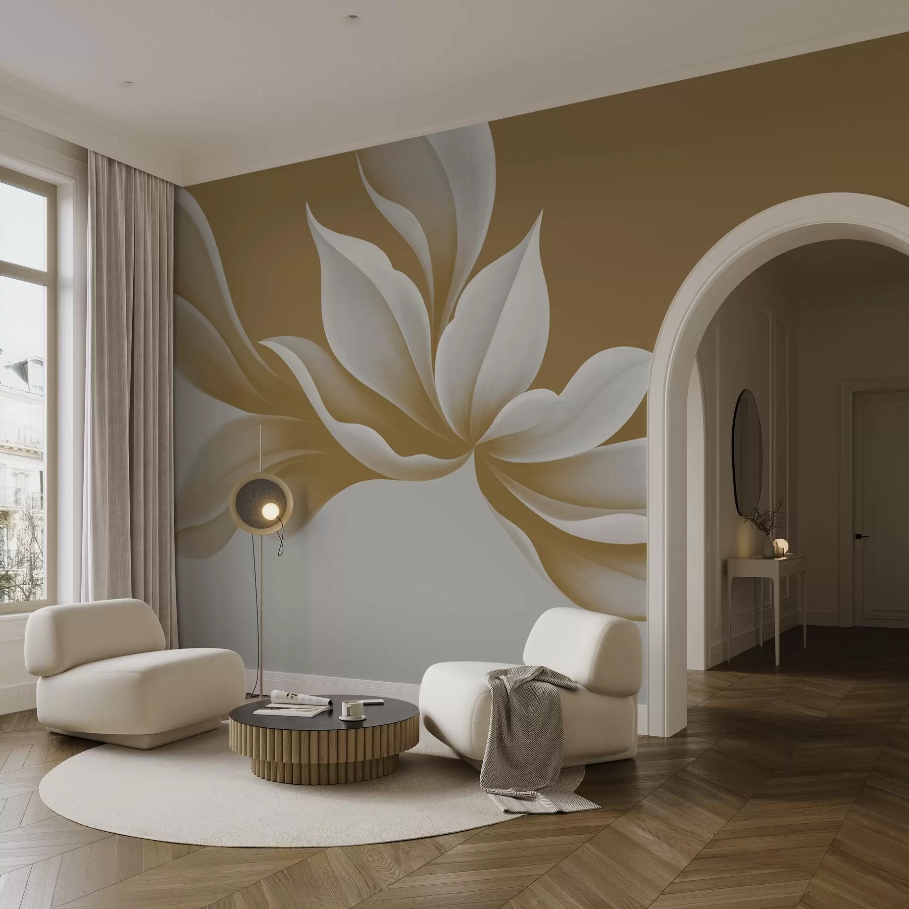wall murals Exquisite Petals w05056
