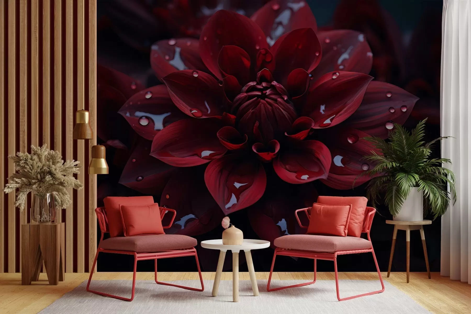 wall murals Juicy Сhrysanthemum w05057