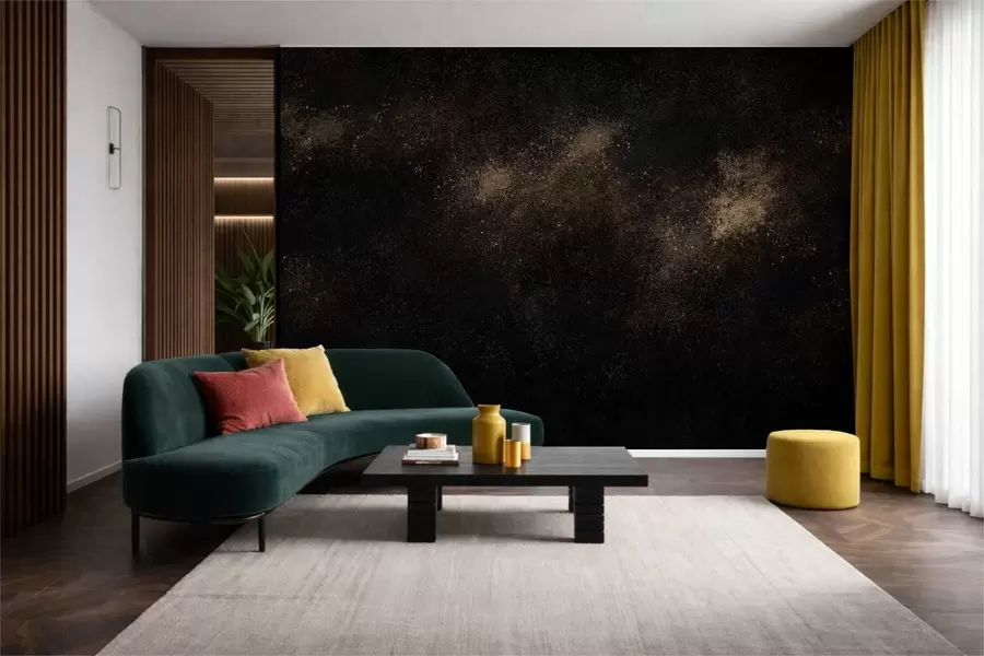 wall murals Dark abstract texture with grainy effect w05058