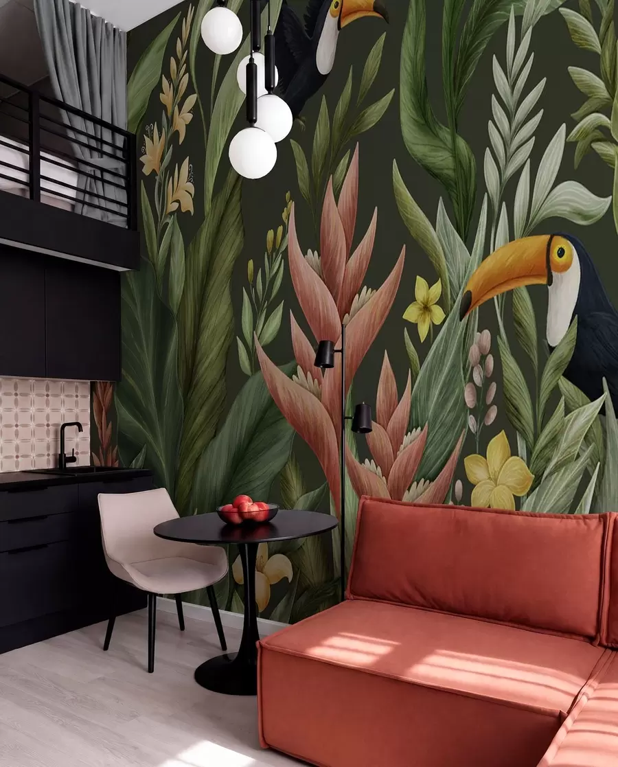 wall murals Toucans after Dusk w05088