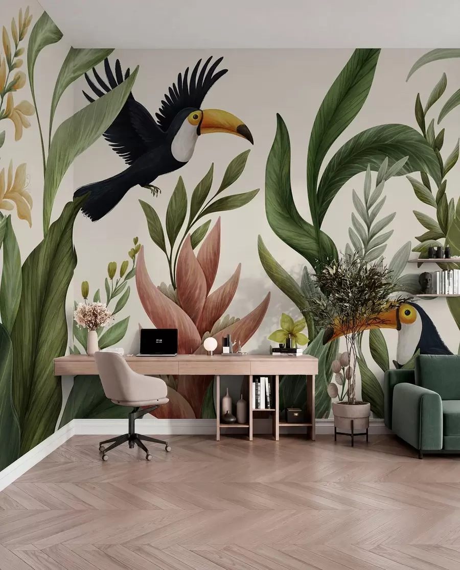 wall murals Toucans in Daylight w05088v1