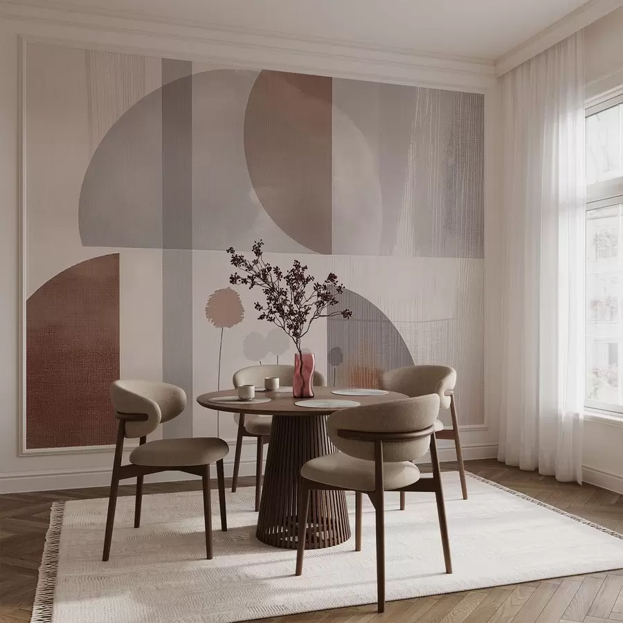 wall murals Flowers and texture w09627v1