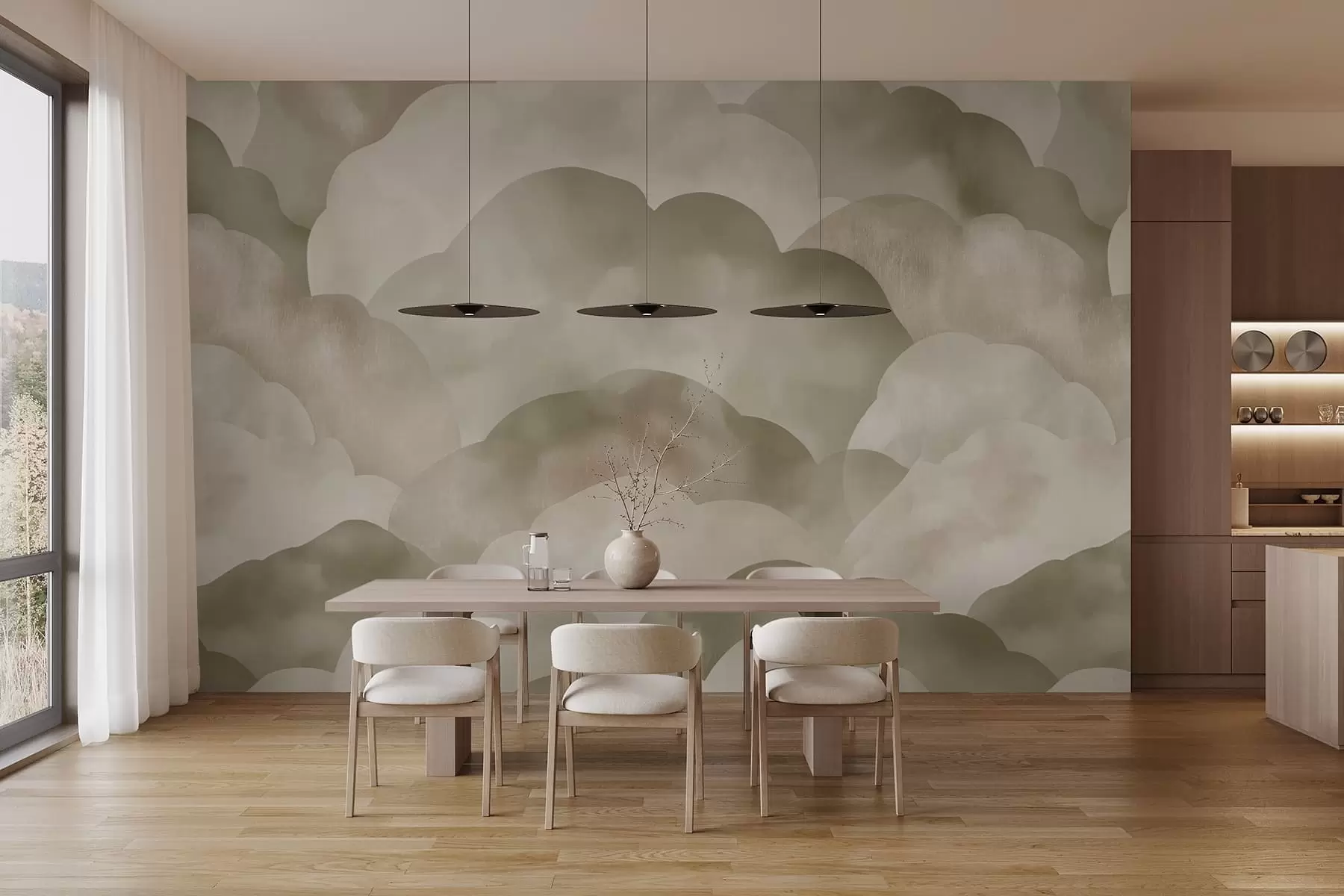 wall murals Clouds w09628