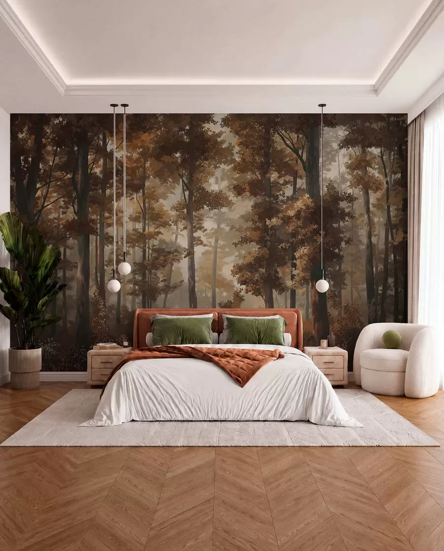 wall murals Amber Forest Trail w05089v1
