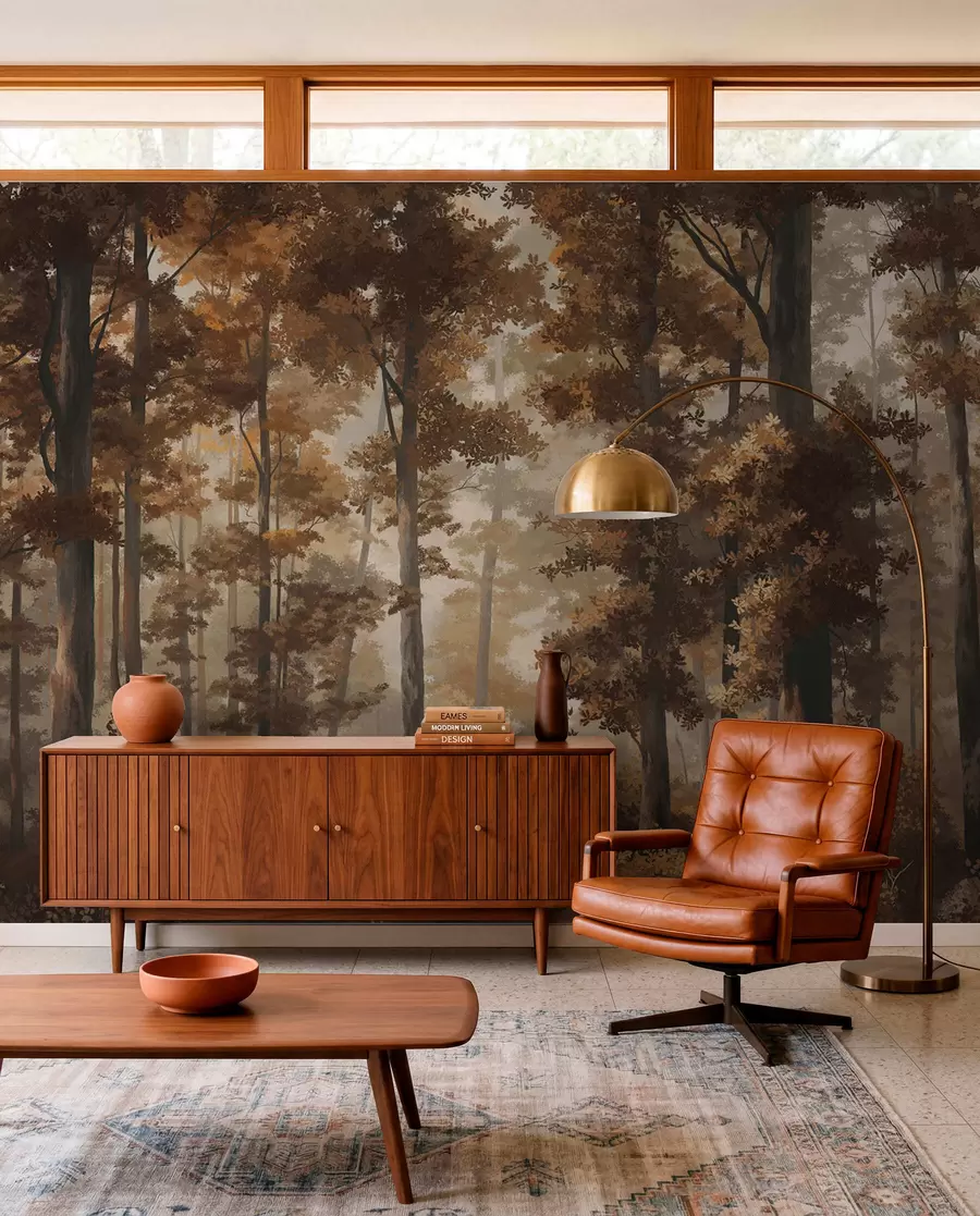 wall murals Amber Forest Trail w05089v1