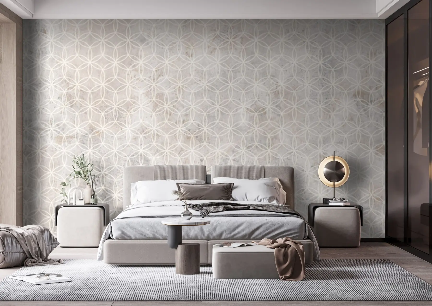 wall murals Mosaic From Cement and Concrete u71923