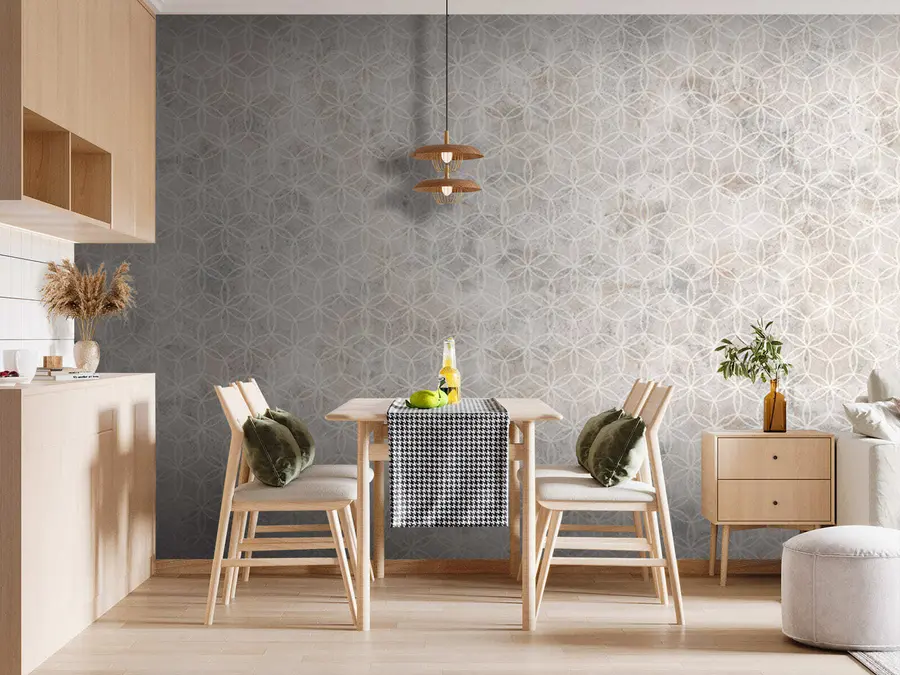 wall murals Mosaic From Cement and Concrete u71923