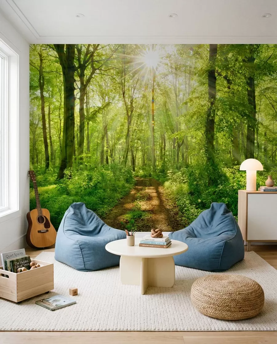 wall murals Path beneath Green Boughs u22252
