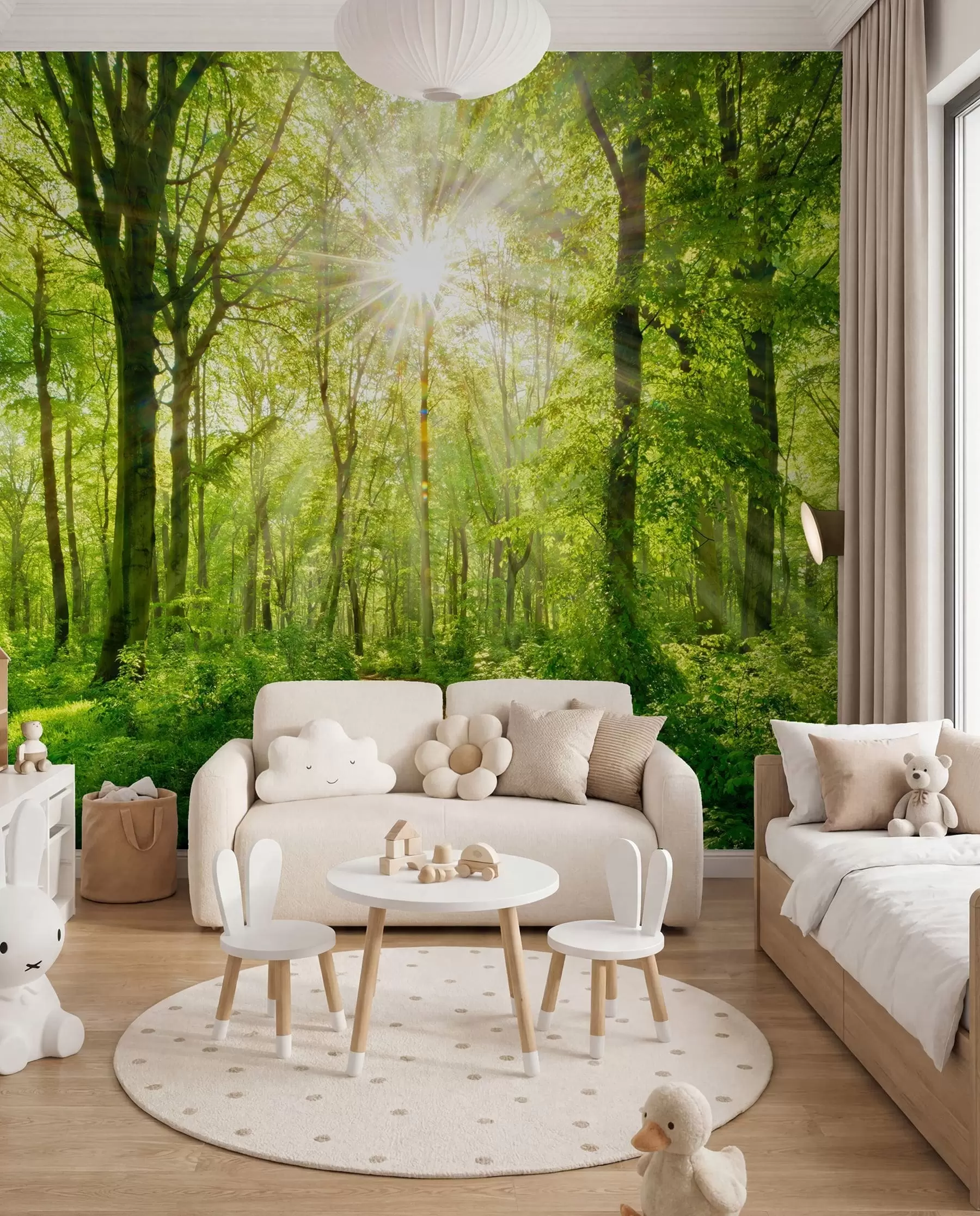 wall murals Path beneath Green Boughs u22252