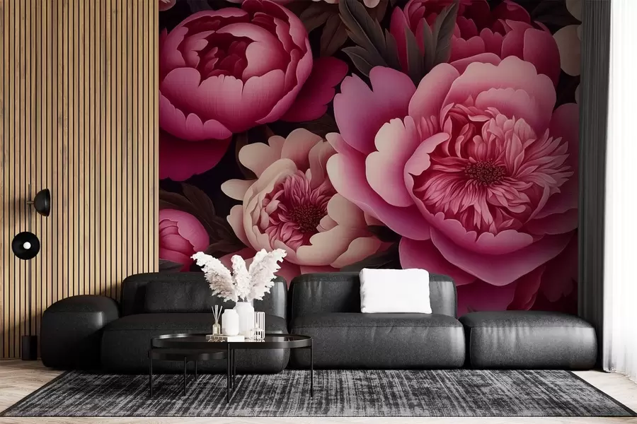 wall murals Peony w04992