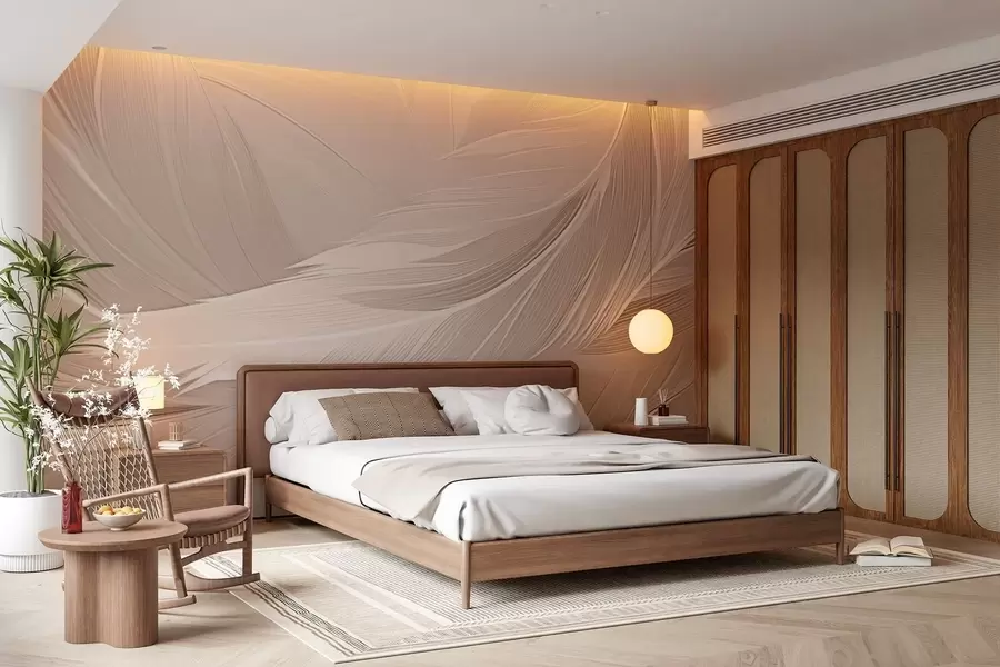 wall murals Feathers w05104