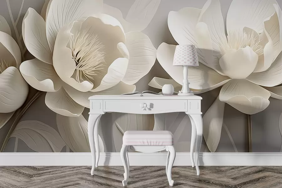 wall murals Fantasy flowers w05105