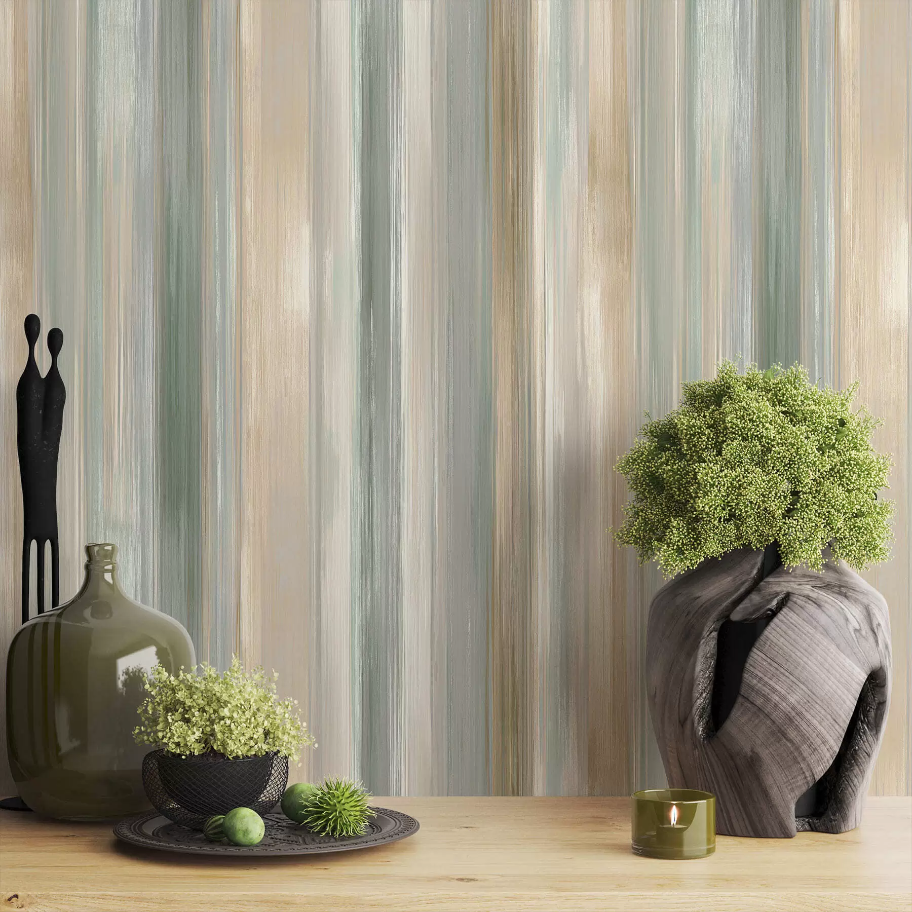 wall murals Soft Vertical Stripes a00964