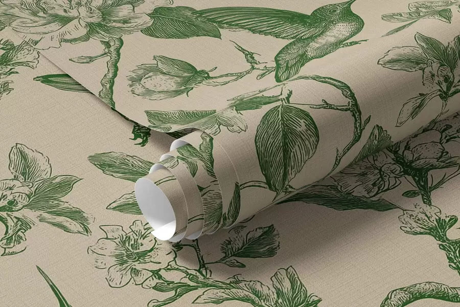 wall murals Birds in a Botanical Garden a00965