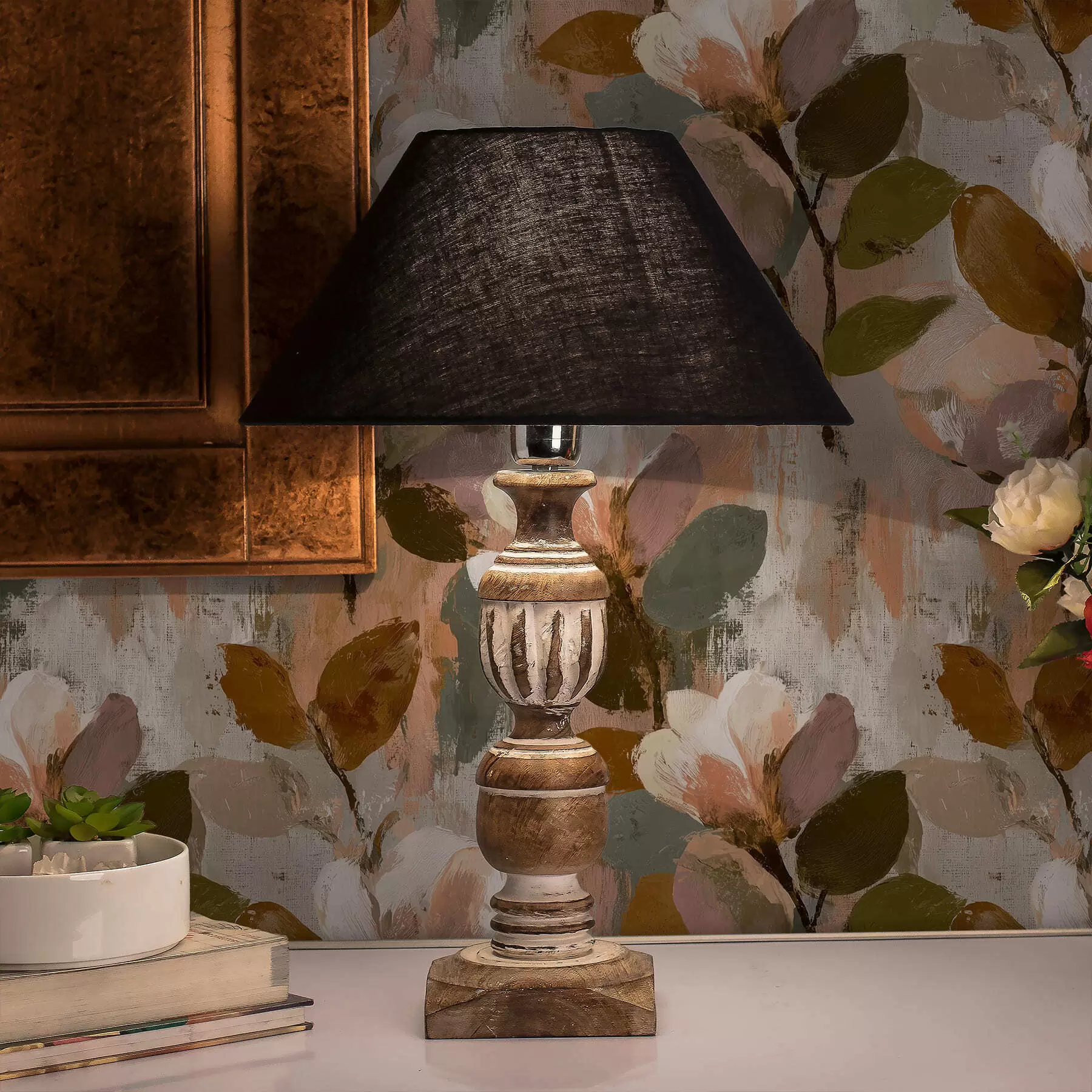 wall murals Floral Brushstrokes a00968