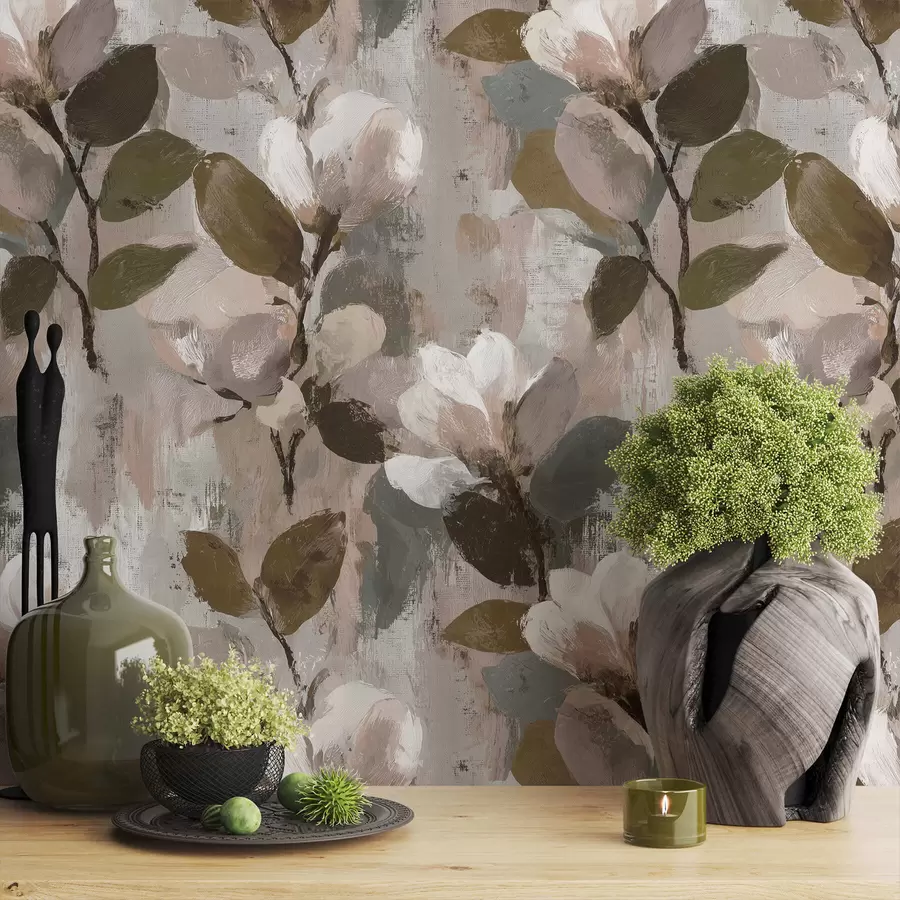 wall murals Floral Brushstrokes a00968v1